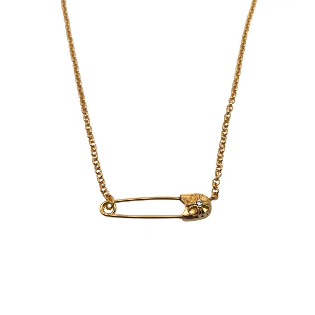Golden Pin Necklace