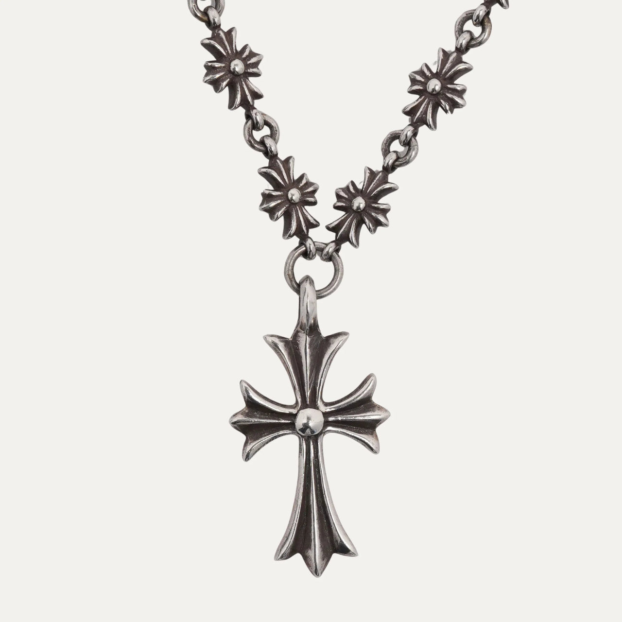 Cross chain with cross pendant