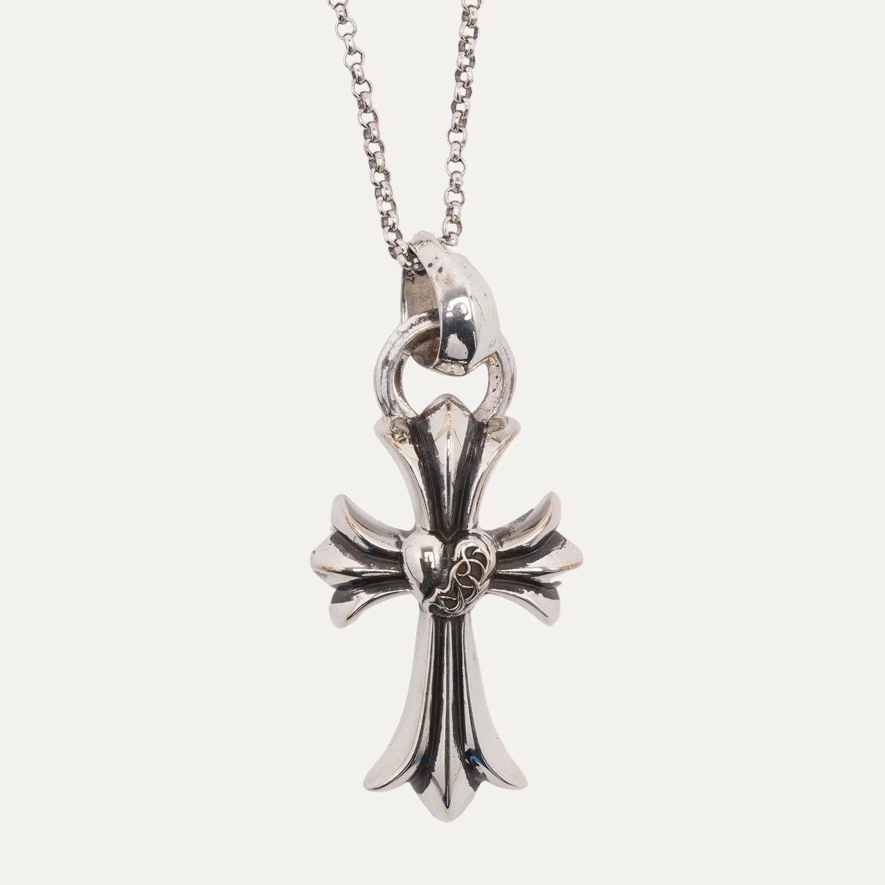 Heart Cross Necklace