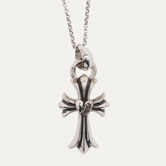 Heart Cross Necklace