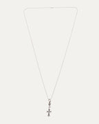Cross with Ball Necklace