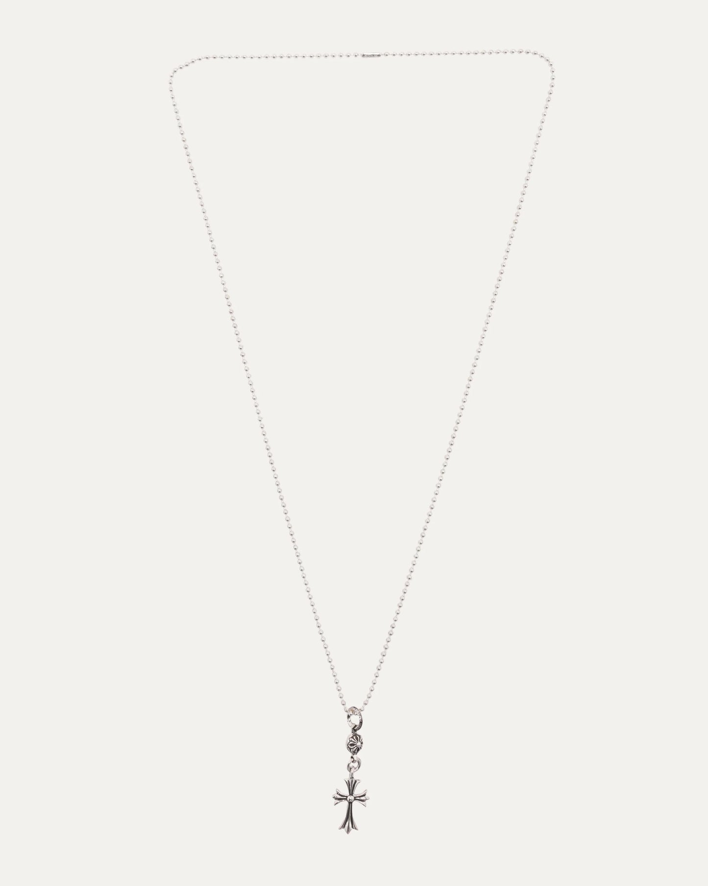 Cross with Ball Necklace