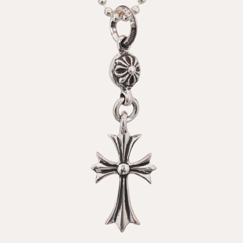 Cross with Ball Necklace