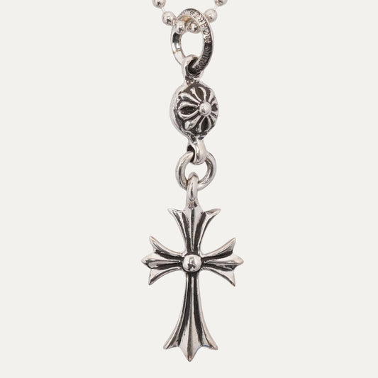 Cross with Ball Necklace
