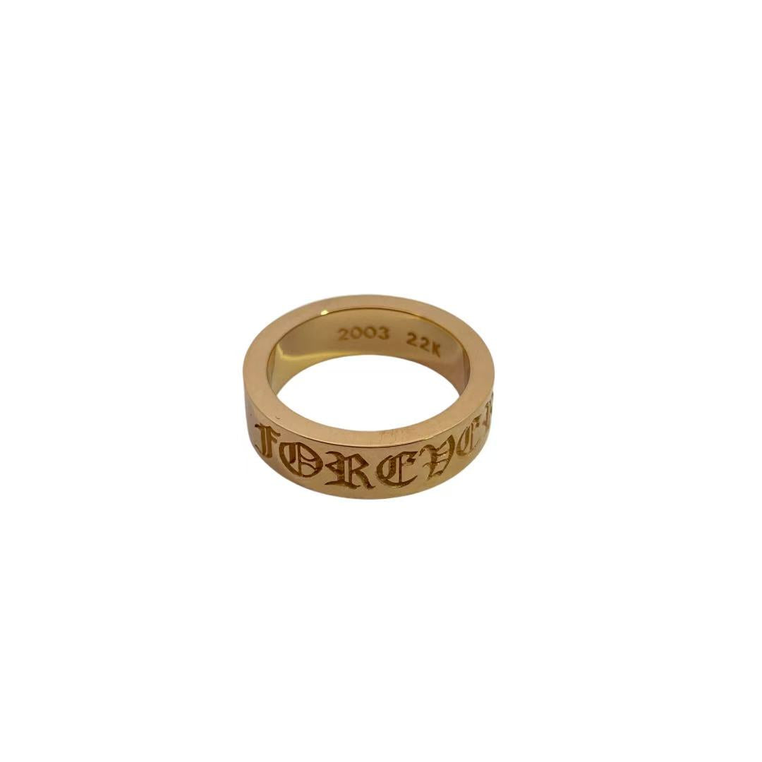Gold Engraved Ring