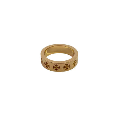 Gold Engraved Ring